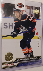 2023-24 Upper Deck Series 1 Base UD Exclusives #119 Jean-Gabriel Pageau /100