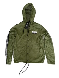 MATIX LOS ANGELES COMPTON SURF CLUB Green Windbreaker Hoodie Jacket Men’s Small - Picture 1 of 6