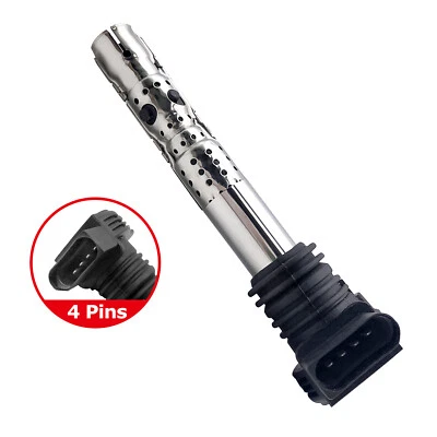 Ignition Coil UF-411 For Audi A3 A4 A6 Quattro VW Golf Jetta Passat 1998-2008 - Imagem 1 de 4