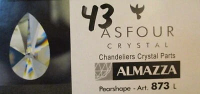 1 Wachtel 38 x 23 mm, Kristallanhänger, Fensterschmuck, Asfour Crystal #42 - Bild 1 von 4