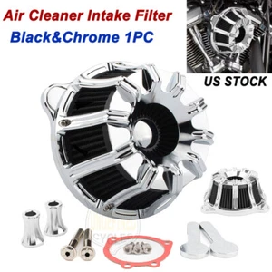 Air Cleaner Intake Filter Kit For Harley Dyna Softail Touring Electra Road Glide - Picture 1 of 8