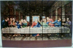 Vintage Postcard The Last Supper Forest Lawn Memorial Park Glendale California - Picture 1 of 3