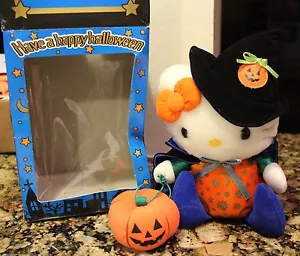 RARO Nuevo Peluche Hello Kitty 2000 Halloween Limited Sanrio Japón - Imagen 1 de 3