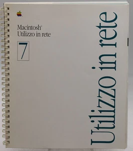 manuale guida macintosh 7 utilizzo in rete pc informatica computer 1991 - Foto 1 di 8
