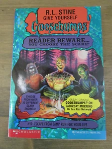 Give Yourself Goosebumps #19 Escape From Camp Run-For-Your-Life Erstdruck LN - Bild 1 von 6