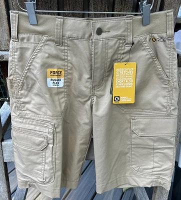 Новый с Ярлыками Carhartt женщин прочный Flex лакота короткий размер 2 Spring хаки - Изображение 1 из 4