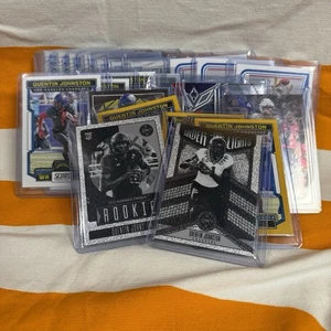 Enorme lote de 24 tarjetas Quentin Johnston RC impresiones bajas The National Rookies envío gratuito - Imagen 1 de 12