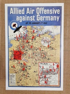 Manifesto di propaganda U.K. WW2 Vs Germania Ristampa storica locandina 35x50 - Picture 1 of 1