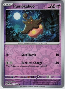 Pumpkaboo 077/182 Reverse Holo Near Mint SV04: Paradox Rift Pokemon card - Picture 1 of 2