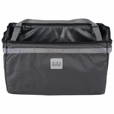 Brompton Borough Basket Bag Large Grey – Folding Bike Front Bag – New  - Image 1 of 4