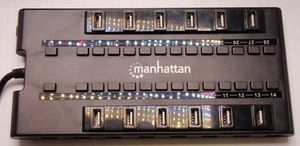 Combo HUB 28 puertos USB 2.0/USB 3.0, Manhattan MondoHub - Imagen 1 de 8