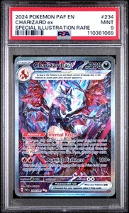 Charizard Ex 234 PSA 9 Mint - Paldean Fates - Pokemon - Picture 1 of 2