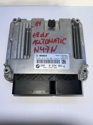 Centralina Motore 0281019854 DDE 8574351 BMW X1 E84 E90 E91 Diesel N47 Bosch Ecu - Immagine 1 di 4