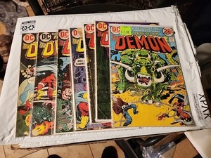 1970s DC The Demon Comic Book Lot Of 9 #3-6 9 10 11 12 14 Kirby - Picture 1 of 8