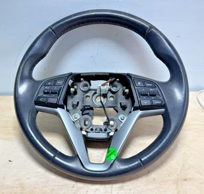 2016-2018 HYUNDAI TUCSON DRIVER STEERING WHEEL W/MULTIFUNCTION SWITCH OEM - Image 1 of 4