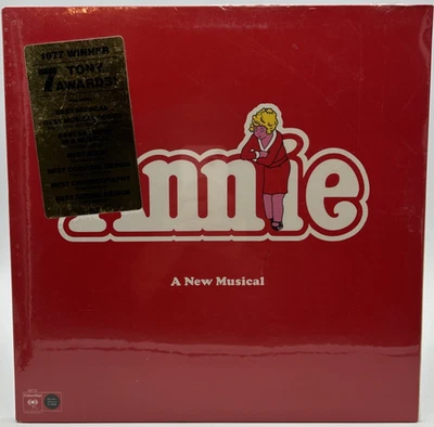 New / Sealed "Original Cast – ANNIE (A New Musical)" LP 1977 Quadraphonic Hype - Image 1 of 3