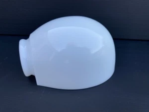 Vintage ANTIK DEKO Milchglas MUSCHEL Badezimmer WANDLEUCHTE LAMPENSCHIRM - Bild 1 von 13
