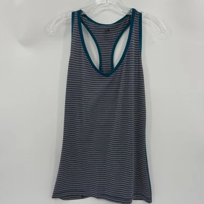 Camiseta sin mangas ICEBREAKER talla XL mezcla de lana merino corredor espalda rayas músculo  Foto 1 de 4