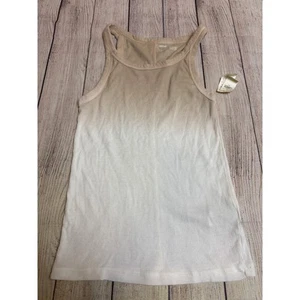 Aerie Ombre Ribbed Tank Top Cream Beige Size S NEW - Picture 1 of 4