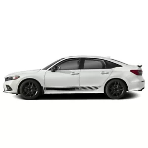 Lower rocker stripes graphics stickers decal compatible with Honda Civic - Bild 1 von 15