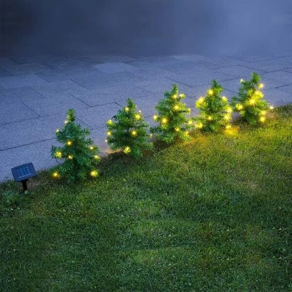 Solar Zauberwald LED Deko-Bäumchen Solar Gartenstecker Garten Dekoration Deko - Bild 1 von 4