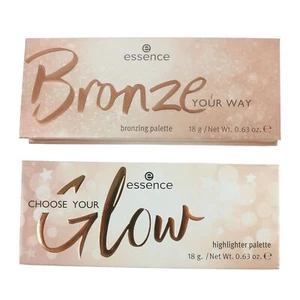 ESSENCE MAKEUP PALETTE Highlight Bronzing Sun-Kissed Glow Tan Shimmer Shades UK - Picture 1 of 18