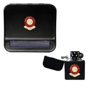 Nottingham Forest football club cigarette rolling machine and petrol lighter - Picture 1 of 2