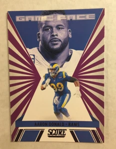 Score 2021 Aaron Donald #GF2 Viola Gioco Face - Foto 1 di 2