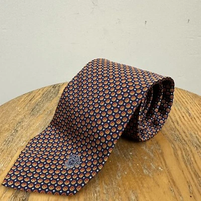 Corbata Versace Punto Naranja Medusa Actual Hombre 58 en Italia Foto 1 de 4
