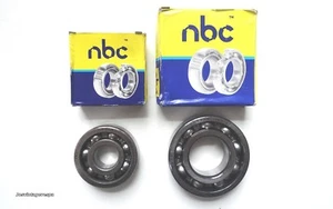 Set cuscinetti cambio Royal Enfield Bullet 350/500cc, modelli carburatore 4 velocità - Foto 1 di 2