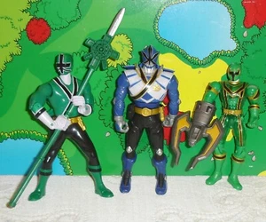 Power Rangers Figures x 3 Retro 2005, 2011 & 2012 - 6.5" & 5.5" ~ V. Good - Picture 1 of 4