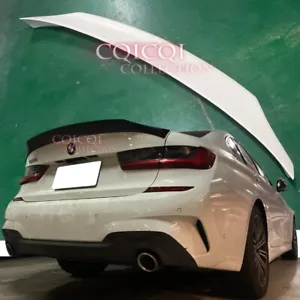 Unpainted BMW 19~24 G20 3-series Sedan duckbill trunk spoiler 330i M340i ◎ - Picture 1 of 6
