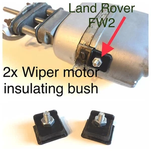 2x Wiper Motor Insulating Terminal LAND ROVER Series 1 2 Lucas FW2 Insulator - Picture 1 of 11