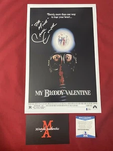 PETER COWPER MY BLOODY VALENTINE AUTOGRAPHED SIGNED 11x17 PHOTO! BECKETT COA! - Picture 1 of 6