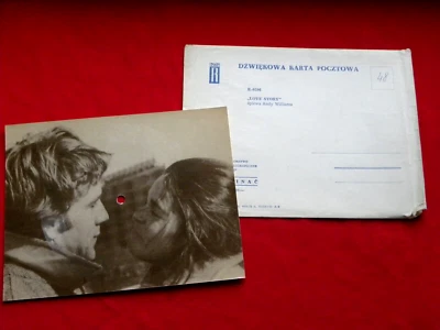 ANDY WILLIAMS love story NM RARE 1972 POLISH FLEXI Ali MacGraw Ryan O'Neal - Image 1 of 2