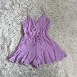 Mi Ami Francesca’s neu mit Etikett flieder lila ärmellos kurz fließend Strampler Größe Medium - Bild 1 von 8