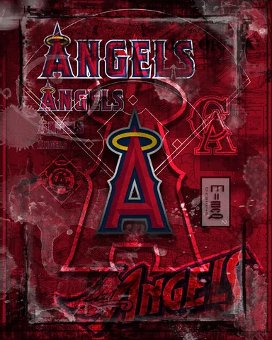 Los Angeles Angels 16x20inch Poster Los Angeles Angels Baseball Free Shipping Us Cover