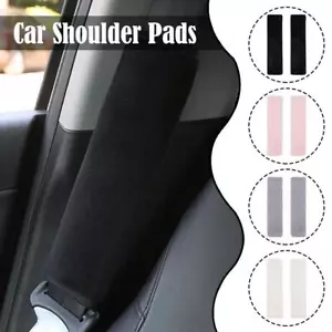 2x Car Seat Belt Pads Harness Safety Shoulder Strap Back Pack Cushion Cover Soft - Picture 1 of 15