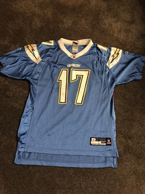 Philip Rivers San Diego Chargers Azul Polvo Reebok NFL Jersey Juvenil XL Foto 1 de 2