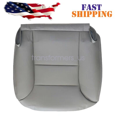 Cubierta de asiento de cuero inferior del lado del conductor gris peltre para Chevrolet Tahoe 1995-1999 Foto 1 de 4
