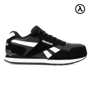 REEBOK HARMAN WORK MEN'S CLASSIC WORK SNEAKER BLACK/WHITE BOOTS RB1982 - NEW - Picture 1 of 5