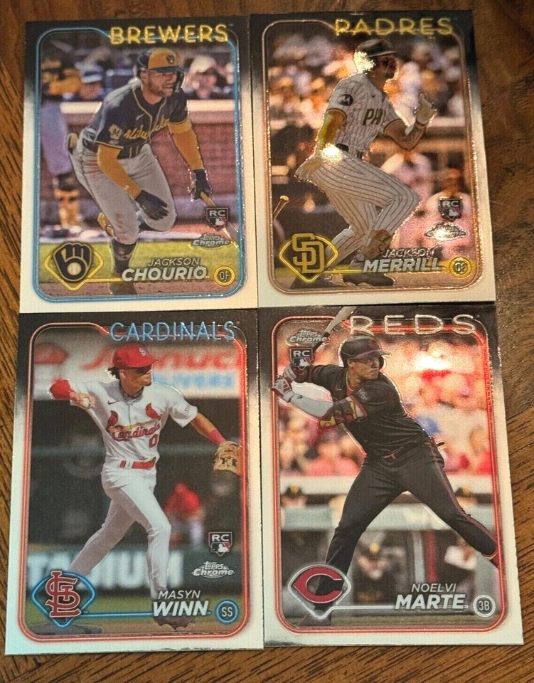 2024 Topps Chrome Baseball Base 151 - 300 Complete Your Set You Pick - Image 1 of 1