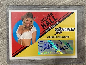 2006 Topps Heritage II WWE Jillian Hall Auto Autograph Card