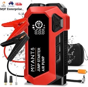 Car Battery Jump Starter with Air Compressor 4000A 12V Tyre Inflator, Power Bank - Picture 1 of 12