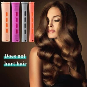 1 Set Clip Styling Hair Tool Hairdressing Maker Hair Roller Curler Perm Rod - Picture 1 of 24