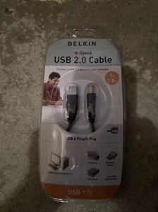 Belkin Hi-Speed 6ft USB 2.0 Cable F3U133v06 - Picture 1 of 1