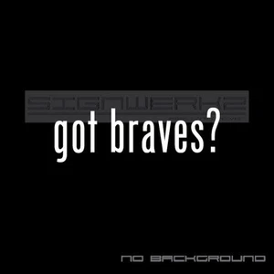 got braves Decal Sticker Decal MLB Baseball atlanta Pair - Bild 1 von 12