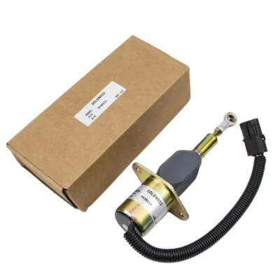 3930233 12V Fuel Shut Off Solenoid SA-4335-12 For Hyundai Komatsu R300 PC360-7 - Image 1 of 2