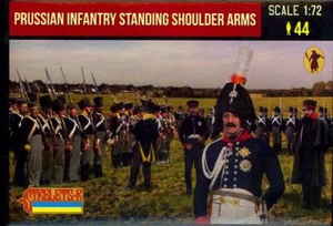 Strelets Models 1/72 PRUSSIAN INFANTRY STANDING SHOULDER ARMS Figure Set - Picture 1 of 3
