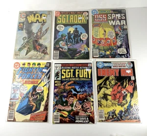 Lot of 38 Military War Comics Dc Marvel Vertigo Charlton Image AP Manga Ws - Picture 1 of 7